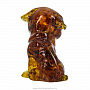 Статуэтка из янтаря "Собачка", фотография 4. Интернет-магазин ЛАВКА ПОДАРКОВ