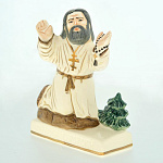 0020913 Скульптура "Святой Серафим Саровский" Фарфор