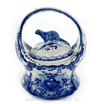 7494 Гжель Сахарница  "Соболь" Авт. Исаев С.В.