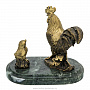 Бронзовая статуэтка "Петух с цыпленком", фотография 4. Интернет-магазин ЛАВКА ПОДАРКОВ