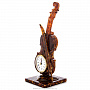 Настольные часы из янтаря "Скрипка", фотография 2. Интернет-магазин ЛАВКА ПОДАРКОВ