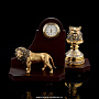 Настольные часы с оснасткой для печати "Лев" Златоуст, фотография 2. Интернет-магазин ЛАВКА ПОДАРКОВ