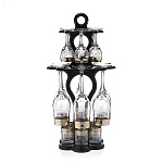 0053012  ГХСЗ B_IZI_GN_160_134_22 Бар "Барокко" (Барная стойка "Изящный" + 6 бокалов + 6 рюмок + 6 с