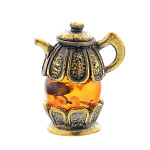 0047651/779 Сувенир Чайник Ромашка Сувенир (коньячный)