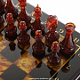 Шахматный ларец с фигурами из янтаря "Европа", фотография 5. Интернет-магазин ЛАВКА ПОДАРКОВ