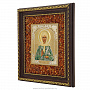 Настенная янтарная икона "Матрона Московская" 19х22 см, фотография 2. Интернет-магазин ЛАВКА ПОДАРКОВ