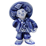 09247 Гжель Скульптура "Незнайка" 11*7см Авт.Черновы Л.и В 
