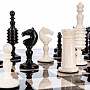 Шахматы с фигурами ручной работы из кости 48х48 см, фотография 4. Интернет-магазин ЛАВКА ПОДАРКОВ