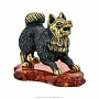 Статуэтка с янтарем "Собака Лайка", фотография 4. Интернет-магазин ЛАВКА ПОДАРКОВ