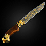 200034 Златоуст Оружие сувенирное НОЖ "Герб РФ" NZK-GRF1