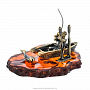 Статуэтка с янтарем "Рыбак в лодке", фотография 3. Интернет-магазин ЛАВКА ПОДАРКОВ