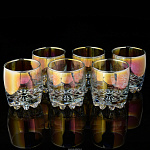 Набор бокалов под виски из цветного стекла 330 мл