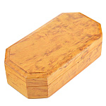 0046645/145*80*50мм Нат.дерево Кар/береза ШКАТУЛКА ВОСЬМИГРАННАЯ 