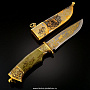 Нож сувенирный украшенный "Лось". Златоуст, фотография 1. Интернет-магазин ЛАВКА ПОДАРКОВ