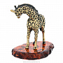 Статуэтка с янтарем "Нубийский жираф", фотография 3. Интернет-магазин ЛАВКА ПОДАРКОВ