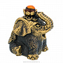 Колокольчик с янтарем "Слон", фотография 1. Интернет-магазин ЛАВКА ПОДАРКОВ