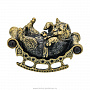 Статуэтка с янтарем "Кот на софе", фотография 1. Интернет-магазин ЛАВКА ПОДАРКОВ