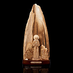 Скульптура из кости мамонта "Св. Матрона Московская"
