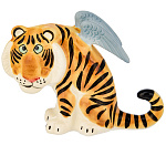 0068436 Сувенир Скульптура "Тигр с крыльями" керамика