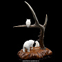 Композиция из кости и рога оленя "Прогулка", фотография 3. Интернет-магазин ЛАВКА ПОДАРКОВ