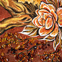 Картина янтарная "Павлины" 80х60 см, фотография 4. Интернет-магазин ЛАВКА ПОДАРКОВ