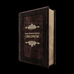 Подарочная книга "Обломов" И. Гончаров на иностранном языке. Кожаный переплёт 2