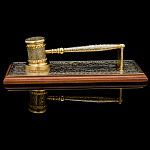  Златоуст МОЛОТОК Судейский позолоченный, в П/У 