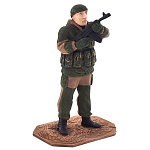 0033160-цвет. Ол.миниатюра Серия ВЕЖЛИВЫЕ ЛЮДИ "Вежливый с автоматом" арт.1018