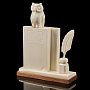 Скульптура из кости "Филин на книге", фотография 4. Интернет-магазин ЛАВКА ПОДАРКОВ