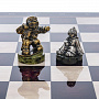 Шахматный ларец с фигурами из бронзы "Спорт" 48х48 см, фотография 5. Интернет-магазин ЛАВКА ПОДАРКОВ