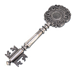 Ключ сувенирный посеребренный