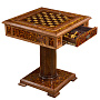 Янтарный стол с шахматами и нардами 62х62 см, фотография 19. Интернет-магазин ЛАВКА ПОДАРКОВ