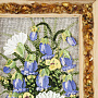 Панно в янтарной раме "Букет цветов" 12,5х16,5 см, фотография 2. Интернет-магазин ЛАВКА ПОДАРКОВ