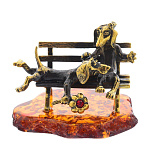 0047524/1830 Сувенир Собаки Таксы Лето Сувенир (коньячный)