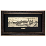  /27*55см Офорт черно-белый "Вид на Кремль"