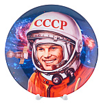 Тарелка сувенирная "Гагарин"