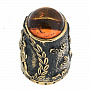 Наперсток с янтарем "Медный всадник", фотография 1. Интернет-магазин ЛАВКА ПОДАРКОВ