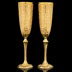  Парные бокалы под шампанское «Минэ» золото