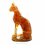 Скульптура из янтаря "Кошка Бастет", фотография 4. Интернет-магазин ЛАВКА ПОДАРКОВ