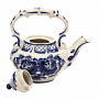 Чайник "Вдохновение". Гжель, фотография 3. Интернет-магазин ЛАВКА ПОДАРКОВ