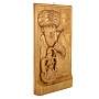 Деревянное резное панно "Визирь" 35х20 см, фотография 1. Интернет-магазин ЛАВКА ПОДАРКОВ