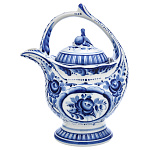 7421 Гжель Чайник "Вишенки" Авт.Исаев.С.В.  