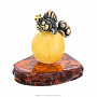 Статуэтка с янтарем "Золотая рыбка", фотография 3. Интернет-магазин ЛАВКА ПОДАРКОВ