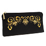 Очечник "Лето". Черный с вышивкой, фотография 8. Интернет-магазин ЛАВКА ПОДАРКОВ