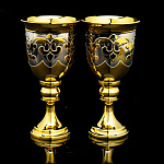 202663 Златоуст НАБОР ВОДОЧНЫЙ"Тет-а-тет" 2 рюмки,пенал