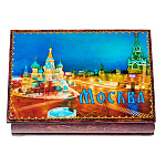 Шкатулка "Москва. Храм Василия Блаженного"