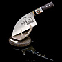 Сувенирный нож на подставке из кости "Мамонт", фотография 1. Интернет-магазин ЛАВКА ПОДАРКОВ