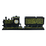 0039543/6963 Нат.камень  НАБОР "ПАРОВОЗ С ВАГОНОМ" змеевик 