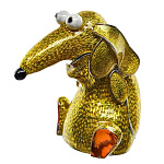 -0726 Традиции ФАБЕРЖЕ Сувенир ШКАТУЛКА"МЫШЬ" РС-0726