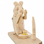 Богородская деревянная игрушка "Медведь с кашей", фотография 1. Интернет-магазин ЛАВКА ПОДАРКОВ